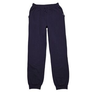 Deespace Sweatpants Girls XL 11-12 Navy Blue Jogger Drawstring Fleece Pockets
